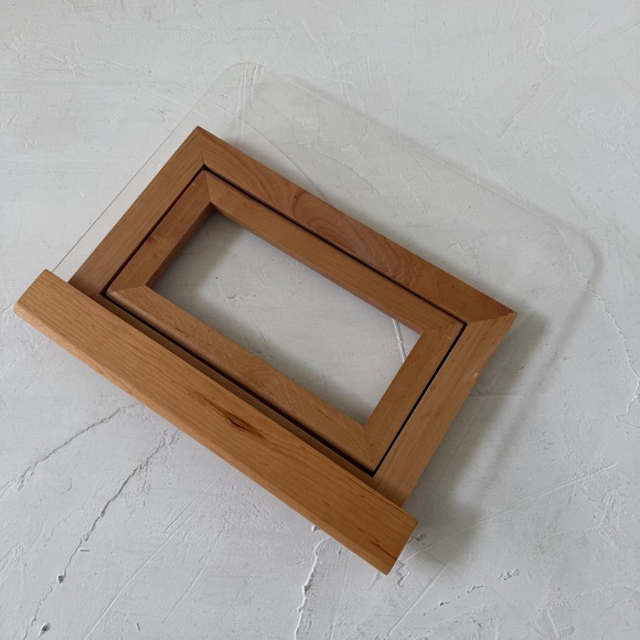 Crate and Barrel Acacia Wood Cookbook Stand - Picture 6 of 8